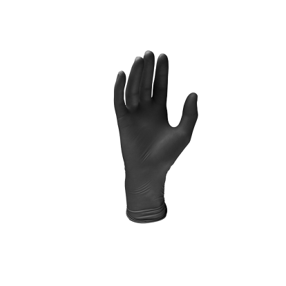 Перчатки MONOART черный (XS) - нитриловые, неопудренные (50пар), Euronda / Италия