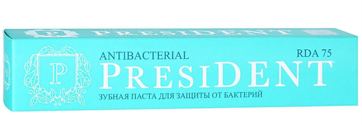 PRESIDENT Antibacteria - зубная паста (50мл), PRESIDENT DENTAL / Германия