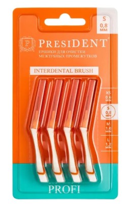 Ершики межзубные PRESIDENT PROFI Soft picкs  арт 308