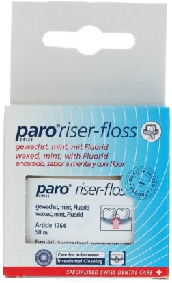 Paro riser flos - зубная нить покрытая воском (50м), Швейцария