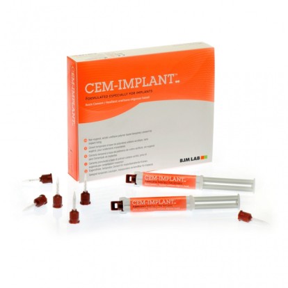 Цем-Имплант / Cem-Implant Auto Mix - цемент для фиксации коронок на имплантах (2*5мл), BJM LAB / Израиль