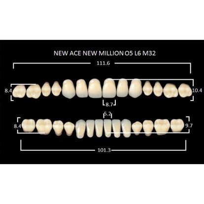 Зубы планка 28 шт MILLION NEW ACE O5/A1