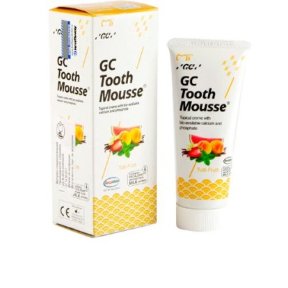 Тусс Мусс / Tooth Mousse (Тутти-Фрутти) - мусс для реминерализации и снижения чувствительности зубов (40г), GC / Япония