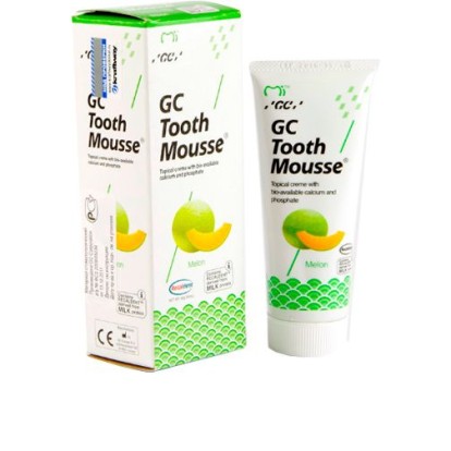 Тусс Мусс / Tooth Mousse (Дыня) - мусс для реминерализации и снижения чувствительности зубов (40г), GC / Япония