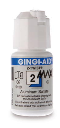 Джинжи-Эйд / Gingi-Aid (2) - нить ретракционная, пропитана сульфатом алюминия, (2.74м), Gingi-Pak / США