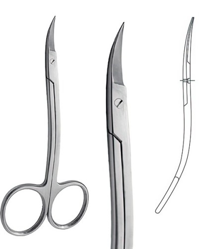 Ножницы с двойным изгибом Le Grange 115 мм TW4-109, Truewin / Пакистан